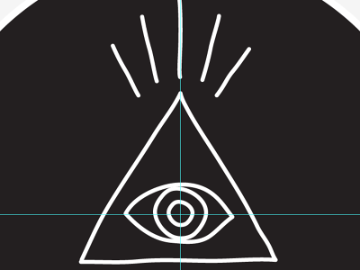 third eye creation corporate logo vector