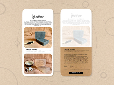 organic soap brand - app ui app appui branding design graphic design illustration interfacedesign productdesign ui ux