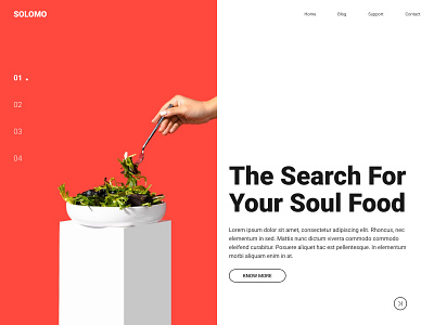 (healthy) food - website branding design graphic design interfacedesign productdesign ui uiux ux webdesign webiste