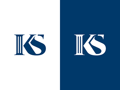 KS Initials Letters K and S Logo accounting bank consulting financial initials k ks lawyer legal letters logo logo design modern logo professional s sleek