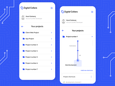 Digital Colliers - Organisation App