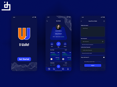 U Wallet app design