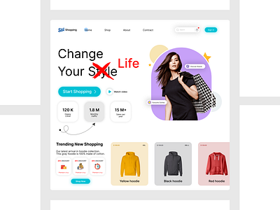 Clothes Store Website Concept