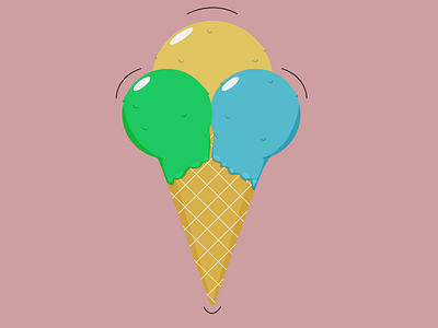 Ice cream design food ice cream illustration vector