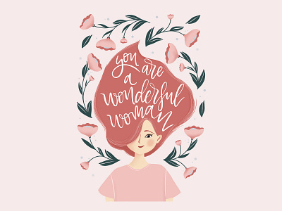 Wonderful Woman | Character Design | Print Art