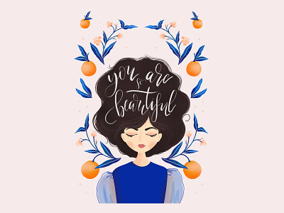 You Are So Beautiful | Poster Illustration