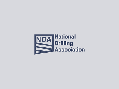 NDA v1 association drill drilling logo logo design wip