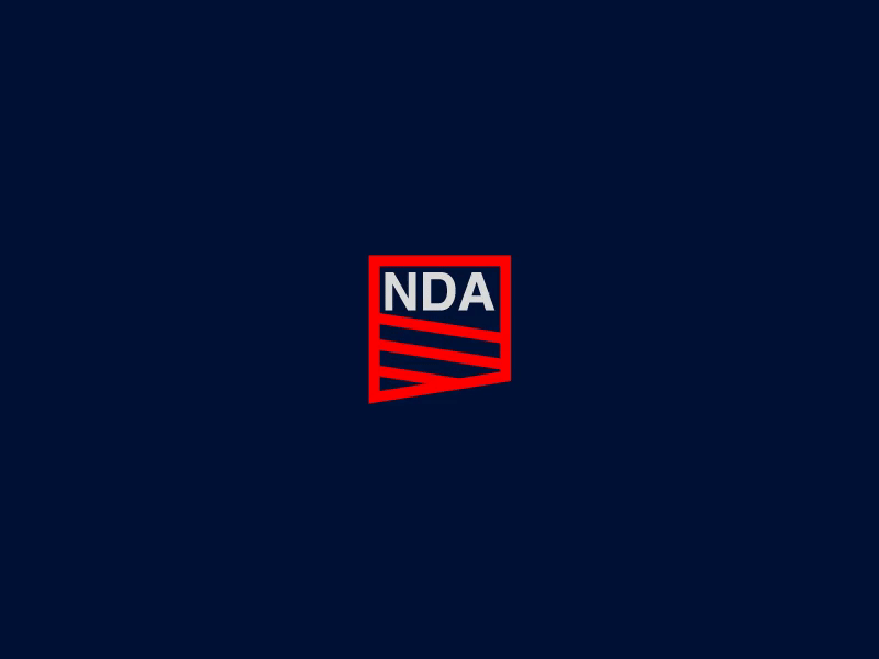 NDA 2 animation association drill drilling logo logo design national wip