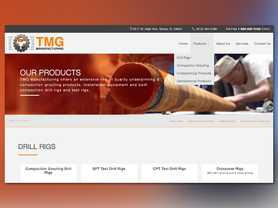 Web Design TMG Manufacturing