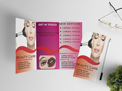 beautycare Brochure Mockup