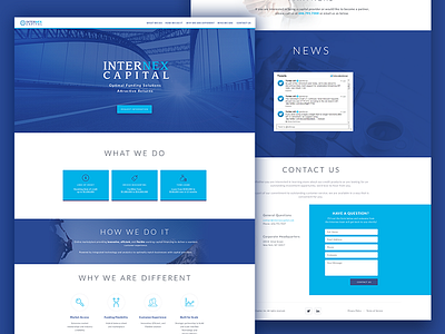 InterNex Capital Financial Website branding clean conceptualiztion design finance financial financial services logo minimal services website
