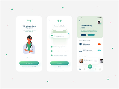Health Care App Design