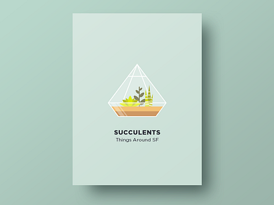 🌱 Succulents illustration plants san francisco succulent terrarium thingsaroundsf vector