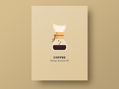 ☕️ Coffee cafe chemex coffee drip illustration san francisco thingsaroundsf vector