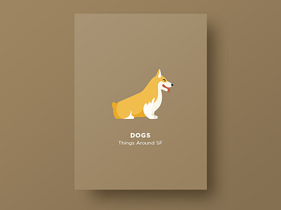 🐶 Dogs corgi corgicon dog happy illustration pets san francisco thingsaroundsf vector