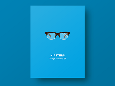 👓 Hipsters glasses hipster illustration san francisco thingsaroundsf vector