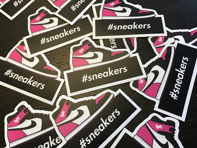 #sneakers Channel Sticker