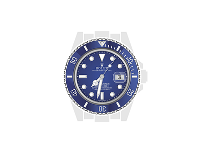 Pure HTML/CSS Rolex Oyster Perpetual Submariner
