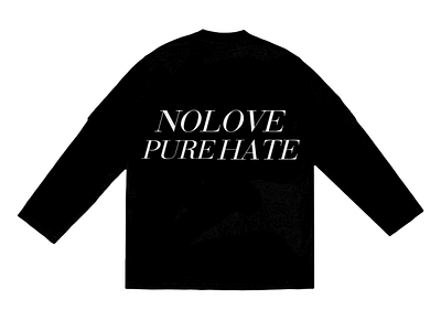 NOLOVEPUREHATE MERCH. branding design fashion fashion brand graphic design kanye west logo merch merchandise minimal playboi carti streetwear tarekgrourou typography virgil abloh