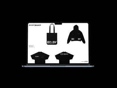 ECSY APPAREL WEBDESIGN. branding design fashion fashion brand graphic design logo minimal store streetwear typography ui