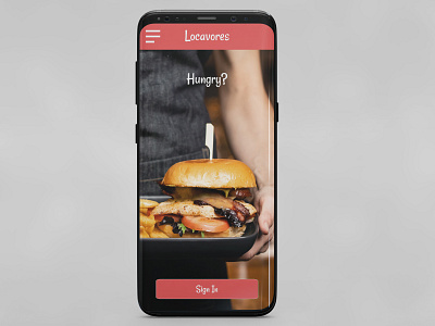 Locavores - Food Delivery App adobe xd android app food delivery mobile app splash screen ui ux