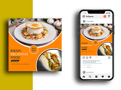 Socail Media Food Banner Design
