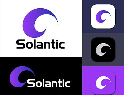 Solantic logo design illustrator logo solantic solantic logo typography vector