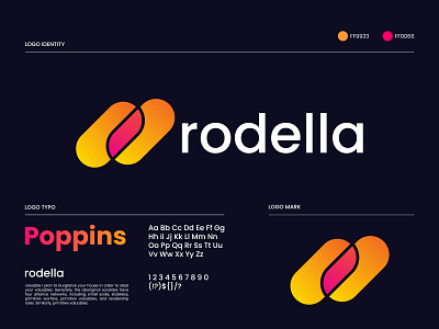 Rodella logo design || R Letter logo mark branding design letter r logo r logo r logo design rodella logo typography
