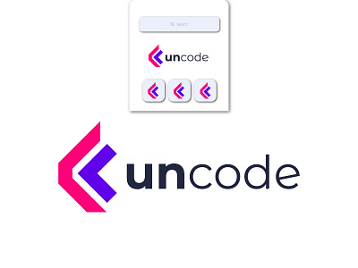 Uncode logo design branding design logo typography u logo uncode logo