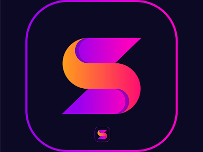 Modern S Letter logo design