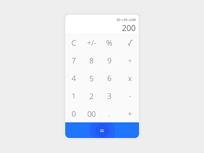 Calculator app material ui