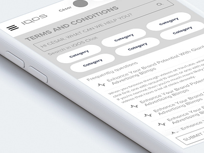 iQOS Wireframe