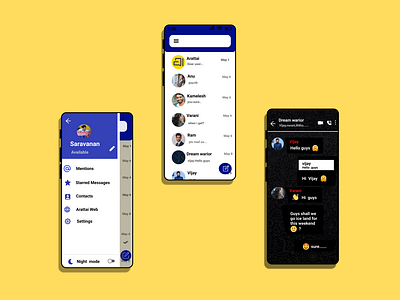 Arattai app ui  redesign 2