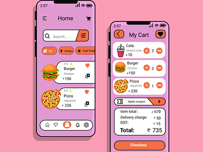 food app ui