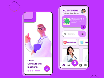 doctor app app design ui ux