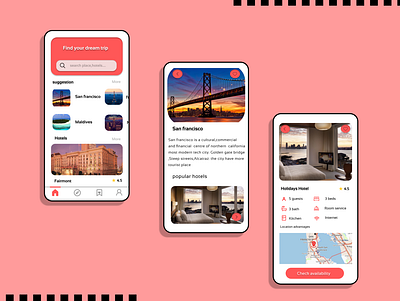 travel app concept app design travel app ui ux