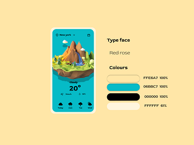 weather app colours