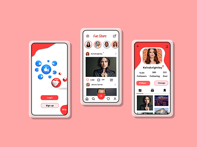 social  media app concept