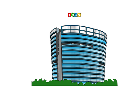 Zoho corporation figma illustration illustration