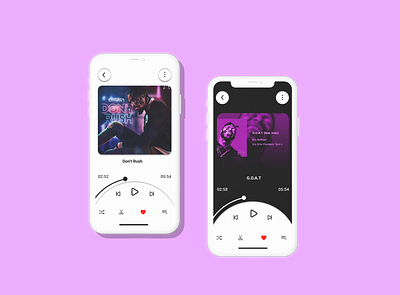 Music player concept music player app music player ui uidesign uiux
