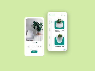 plant store app app design design plant app ui