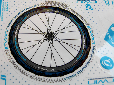 A3 Kiss Cut Sticker Sheet bike cycling manufacturing mtb neonultra road sticker