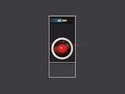 HAL 9000 Series Computer computer grain hal9000 illustrator kubrick neonultra retro scifi texture