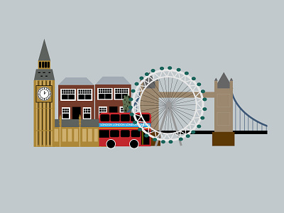 London city illustration