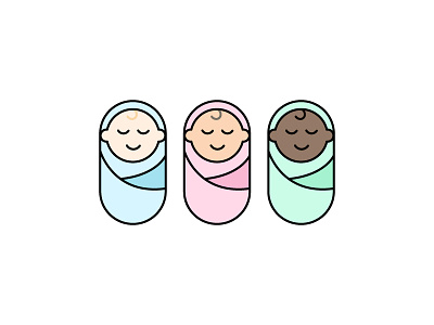 Little babies icons illustration illustrator maternity maven pregnancy