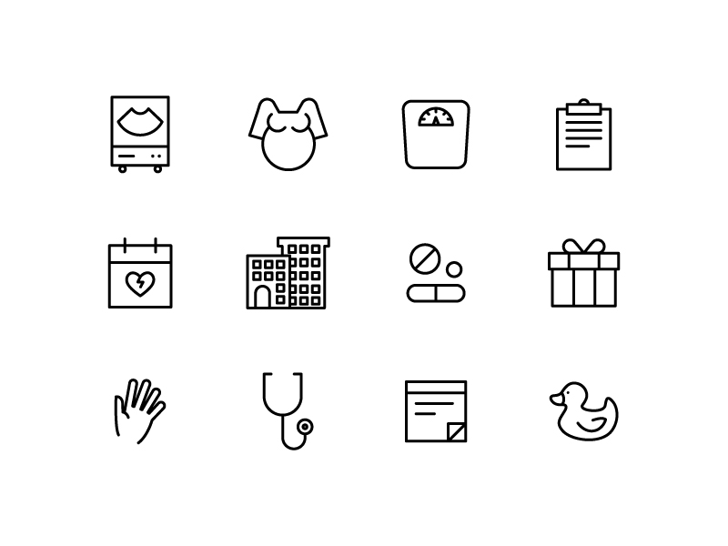 Maven Clinic Icons By Kara Yeomans For Maven On Dribbble