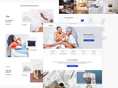 Brooklinen homepage