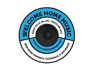 Welcome Home Music Sticker
