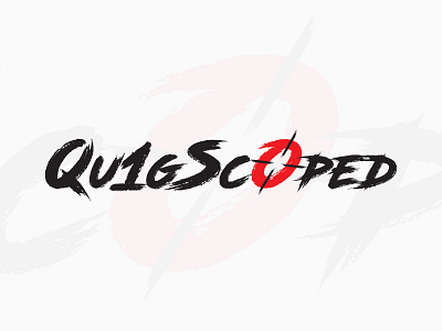 Qu1gScoped Logo Design call of duty esports logo gaming gaming logo logo design