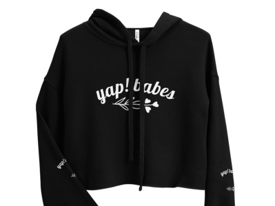 Yap! babes Woman's cropped hoodie